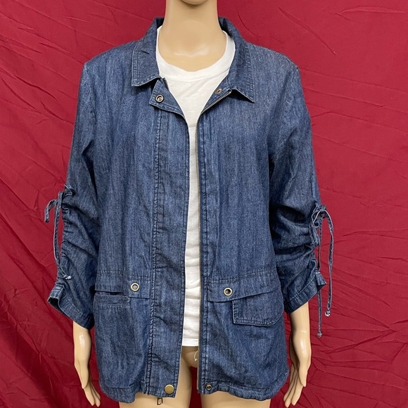 Wearables Chambray Shirt/jacket size large - Picture 1 of 6